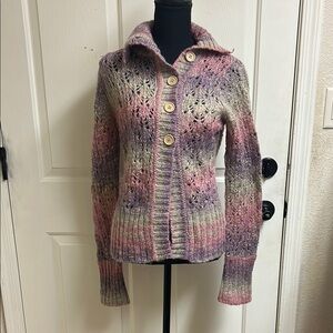 BKE from Buckle Multicolor Knit Sweater, Size XL, Excellent Condition